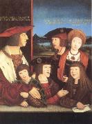 STRIGEL, Bernhard Emperor Maximilian i with his family oil painting